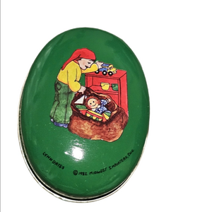Vintage 1982 Lynn Gates Collectible Tin by Midwest Importers, 5 Piece Set